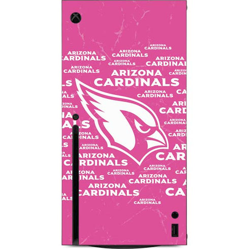 NFL Arizona Cardinals Pink Blast Xbox Series X Console Skin