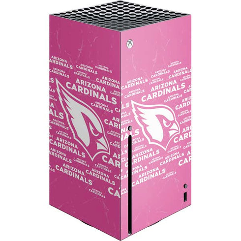 NFL Arizona Cardinals Pink Blast Xbox Series X Console Skin
