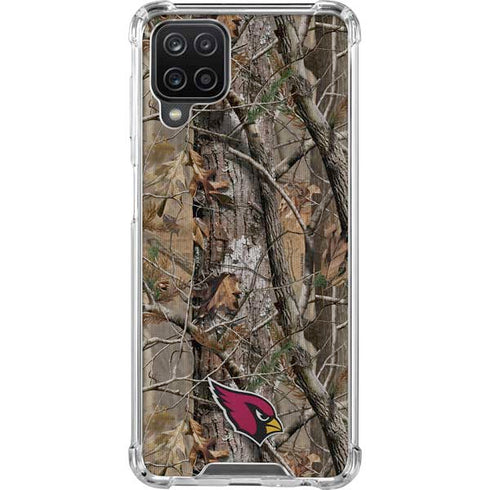 NFL Arizona Cardinals Realtree AP Camo Galaxy A12 Clear Case