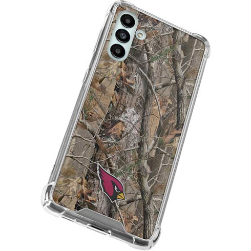 NFL Arizona Cardinals Realtree AP Camo Galaxy A13 5G Clear Case