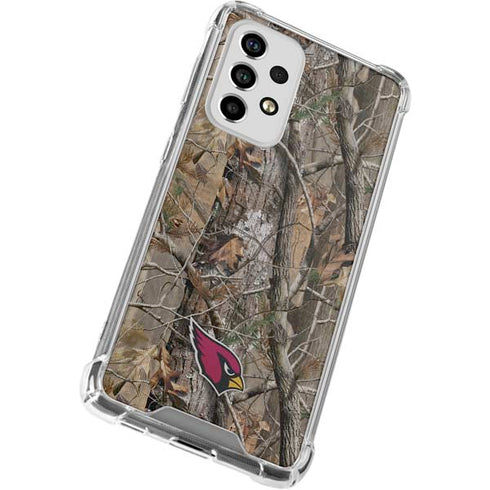NFL Arizona Cardinals Realtree AP Camo Galaxy A53 5G Clear Case