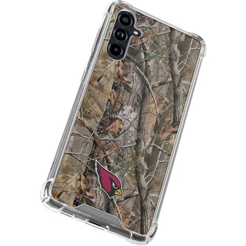 NFL Arizona Cardinals Realtree AP Camo Galaxy A54 5G Clear Case