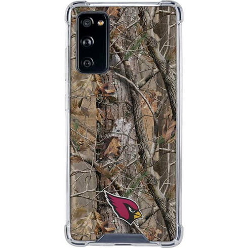 NFL Arizona Cardinals Realtree AP Camo Galaxy S20 FE Clear Case