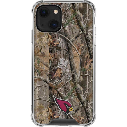 NFL Arizona Cardinals Realtree AP Camo iPhone 14 Clear Case