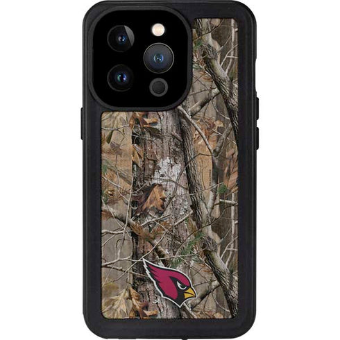 NFL Arizona Cardinals Realtree AP Camo iPhone 14 Pro Waterproof Case