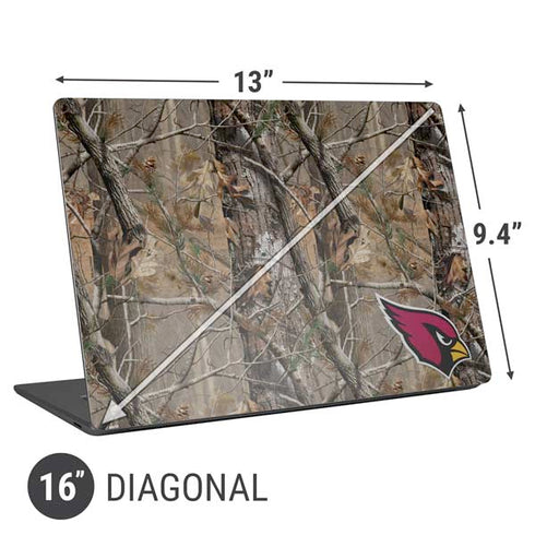 NFL Arizona Cardinals Realtree AP Camo Universal Laptop 16in (13 x 9.4in) Skin