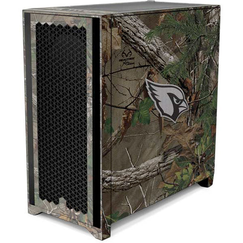NFL Arizona Cardinals Realtree Xtra Green Camo Corsair 4000D Tempered Glass Mid-Tower ATX Case Skin