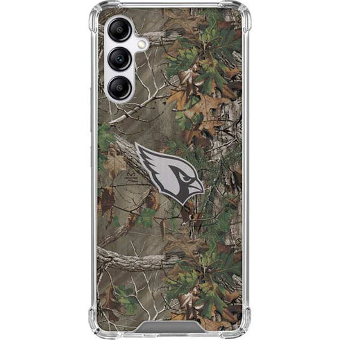 NFL Arizona Cardinals Realtree Xtra Green Camo Galaxy A15 5G Clear Case