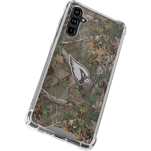 NFL Arizona Cardinals Realtree Xtra Green Camo Galaxy A54 5G Clear Case
