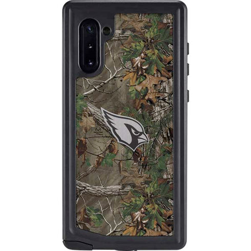 NFL Arizona Cardinals Realtree Xtra Green Camo Galaxy Note 10 Waterproof Case