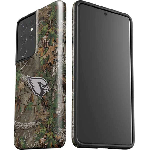 NFL Arizona Cardinals Realtree Xtra Green Camo Galaxy S21 Ultra 5G Pro Case