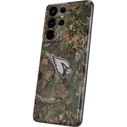 NFL Arizona Cardinals Realtree Xtra Green Camo Galaxy S21 Ultra 5G Skin