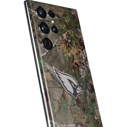NFL Arizona Cardinals Realtree Xtra Green Camo Galaxy S22 Ultra Skin