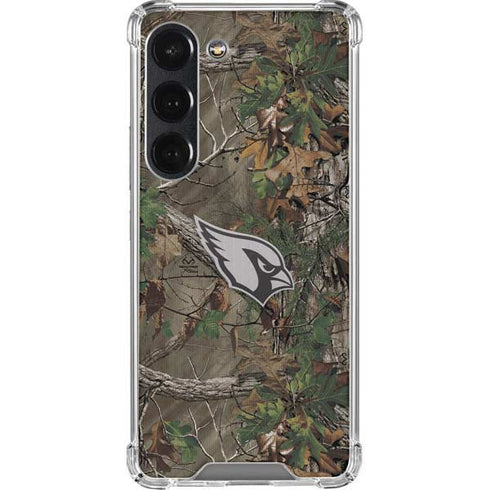 NFL Arizona Cardinals Realtree Xtra Green Camo Galaxy S23 Clear Case