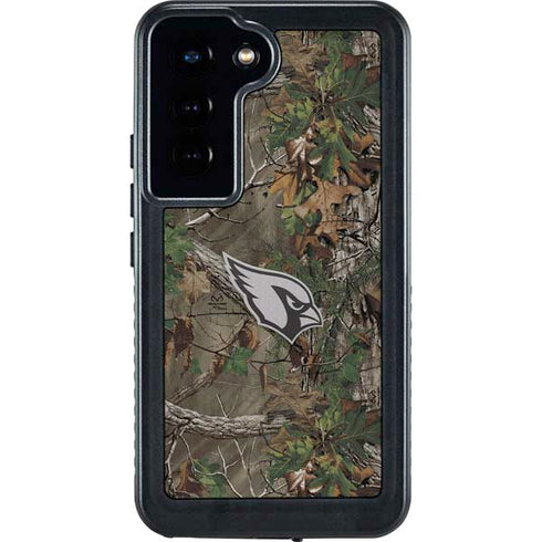 NFL Arizona Cardinals Realtree Xtra Green Camo Galaxy S23 Waterproof Case