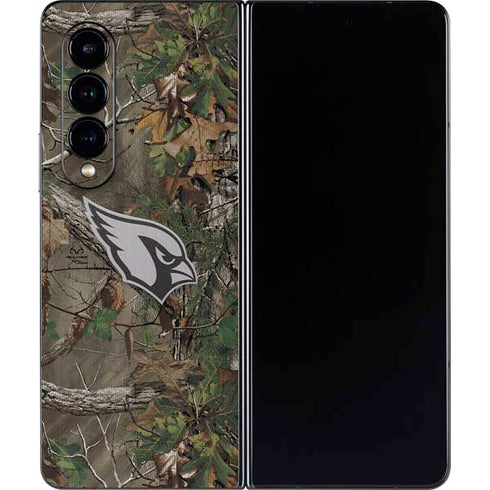 NFL Arizona Cardinals Realtree Xtra Green Camo Galaxy Z Fold4 5G Skin