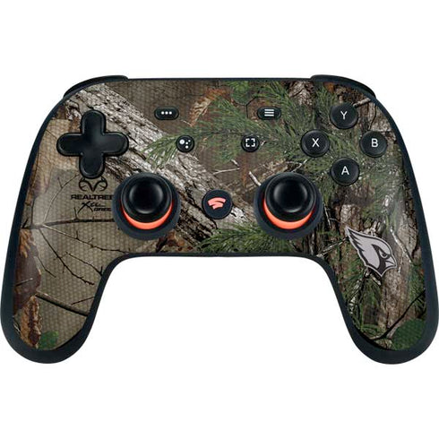 NFL Arizona Cardinals Realtree Xtra Green Camo Google Stadia Controller Skin