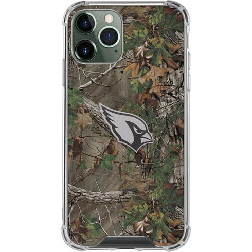 NFL Arizona Cardinals Realtree Xtra Green Camo iPhone 12 Pro Clear Case