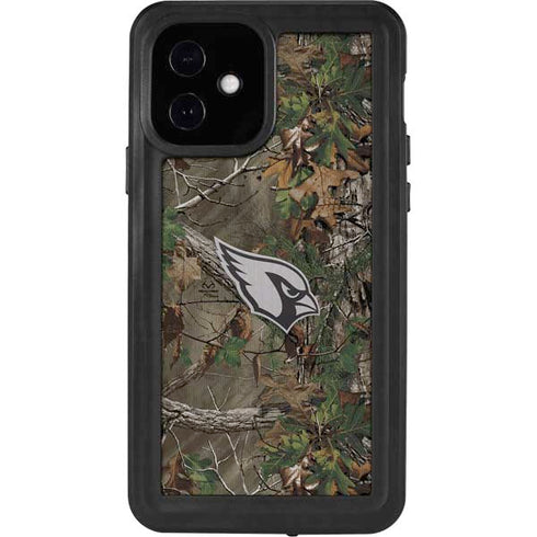 NFL Arizona Cardinals Realtree Xtra Green Camo iPhone 12 Waterproof Case