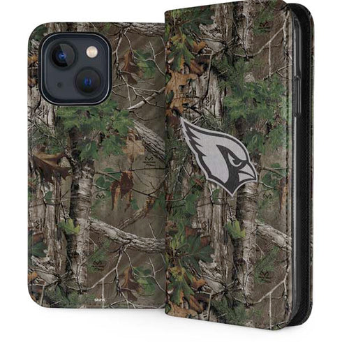 NFL Arizona Cardinals Realtree Xtra Green Camo iPhone 13 Folio Case