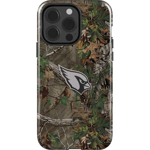 NFL Arizona Cardinals Realtree Xtra Green Camo iPhone 14 Pro Impact Case