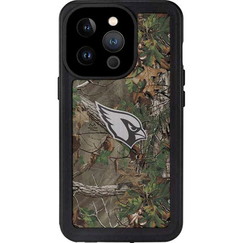 NFL Arizona Cardinals Realtree Xtra Green Camo iPhone 14 Pro Waterproof Case