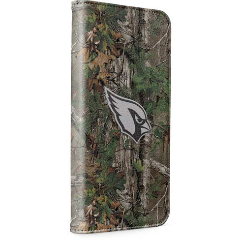 NFL Arizona Cardinals Realtree Xtra Green Camo iPhone 15 Plus Folio Case