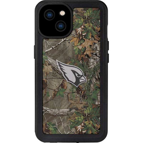 NFL Arizona Cardinals Realtree Xtra Green Camo iPhone 15 Plus Waterproof Case
