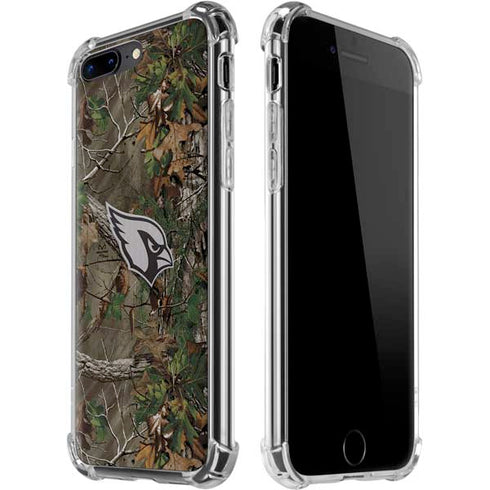 NFL Arizona Cardinals Realtree Xtra Green Camo iPhone 7/8 Plus Clear Case