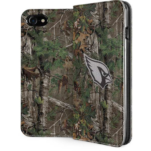 NFL Arizona Cardinals Realtree Xtra Green Camo iPhone SE (2nd & 3rd Gen) Folio Case