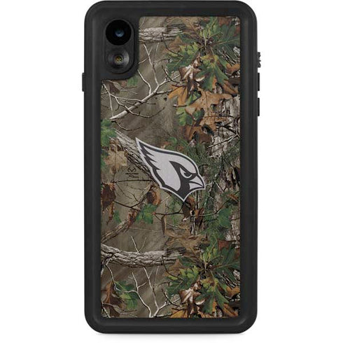 NFL Arizona Cardinals Realtree Xtra Green Camo iPhone XR Waterproof Case