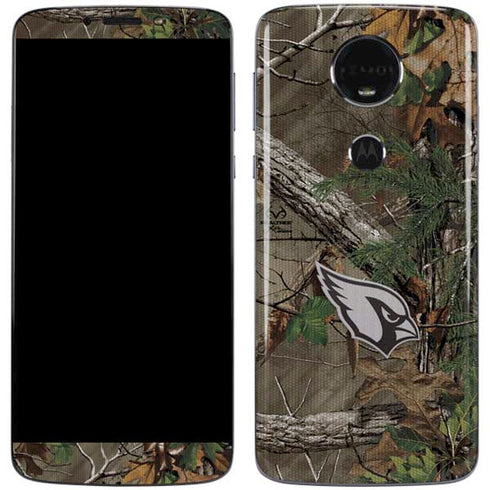 NFL Arizona Cardinals Realtree Xtra Green Camo Moto E5 Plus Skin