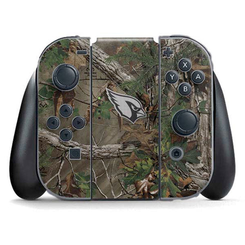 NFL Arizona Cardinals Realtree Xtra Green Camo Nintendo Switch (2017-2021) Joy-Con Controller Skin
