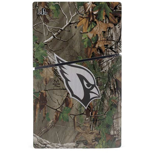 NFL Arizona Cardinals Realtree Xtra Green Camo PS5 Slim Disk Bundle Skin
