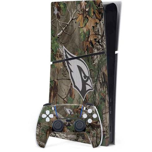NFL Arizona Cardinals Realtree Xtra Green Camo PS5 Slim Digital Edition Bundle Skin