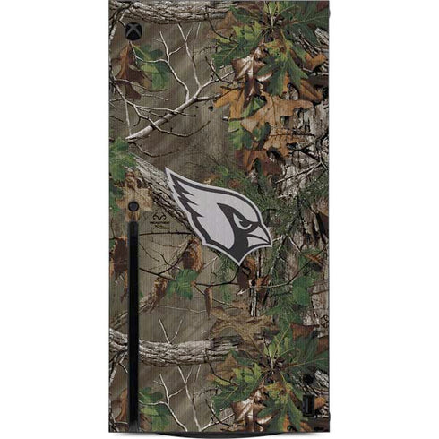 NFL Arizona Cardinals Realtree Xtra Green Camo Xbox Series X Console Skin