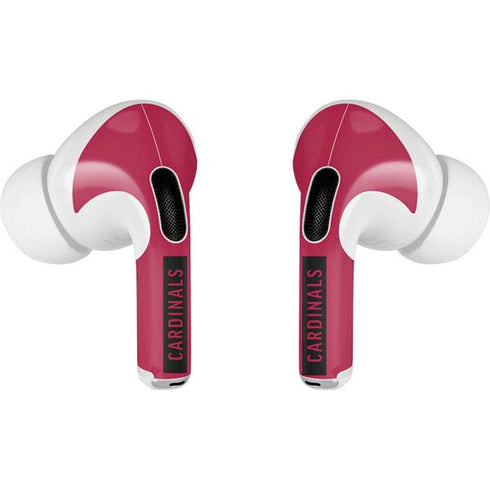 NFL Arizona Cardinals Red Performance Series AirPods Pro 2nd Gen Skin