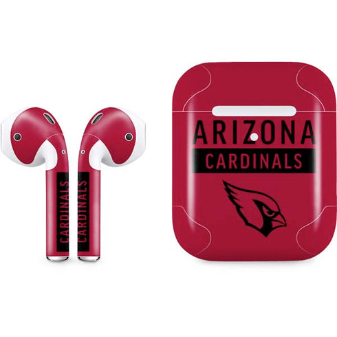 NFL Arizona Cardinals Red Performance Series Apple AirPods 2 Skin