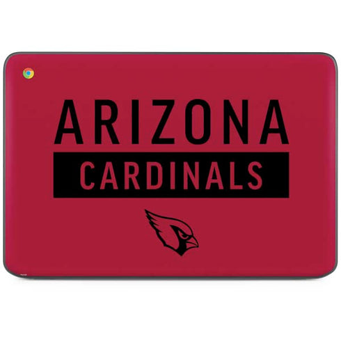 NFL Arizona Cardinals Red Performance Series HP Chromebook Skin