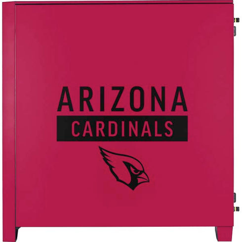 NFL Arizona Cardinals Red Performance Series Corsair 4000D Tempered Glass Mid-Tower ATX Case Skin