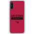 NFL Arizona Cardinals Red Performance Series Galaxy A10e Clear Case