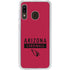NFL Arizona Cardinals Red Performance Series Galaxy A20 Clear Case