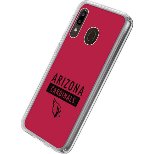 NFL Arizona Cardinals Red Performance Series Galaxy A20 Clear Case