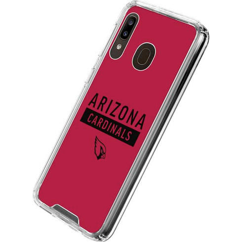 NFL Arizona Cardinals Red Performance Series Galaxy A30 Clear Case