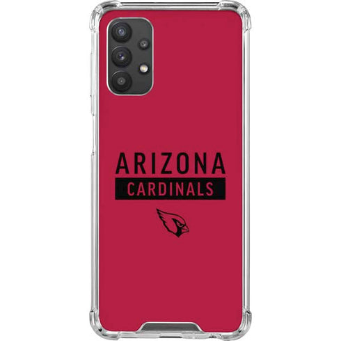 NFL Arizona Cardinals Red Performance Series Galaxy A32 5G Clear Case