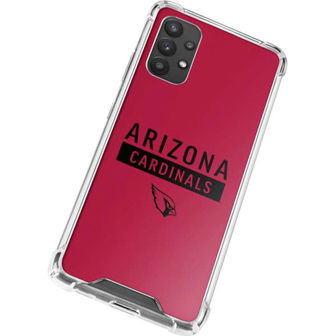 NFL Arizona Cardinals Red Performance Series Galaxy A32 5G Clear Case
