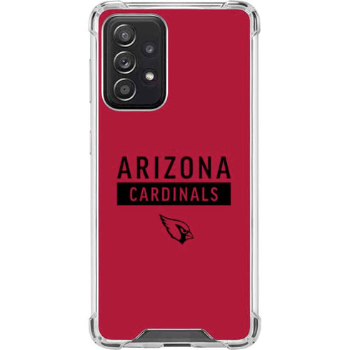 NFL Arizona Cardinals Red Performance Series Galaxy A52 5G Clear Case