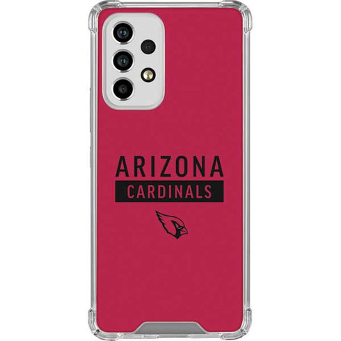 NFL Arizona Cardinals Red Performance Series Galaxy A53 5G Clear Case