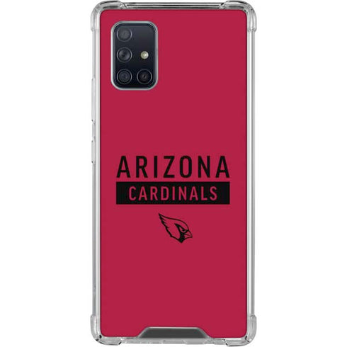 NFL Arizona Cardinals Red Performance Series Galaxy A71 5G Clear Case