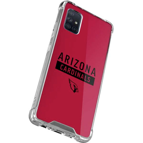 NFL Arizona Cardinals Red Performance Series Galaxy A71 5G Clear Case